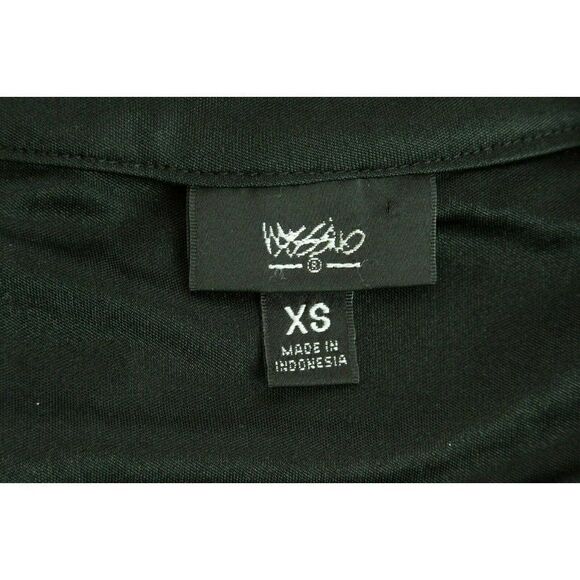 Mossimo Black Top Women's Size XS Satin Sleeveless Evening Cocktail - Picture 3 of 4